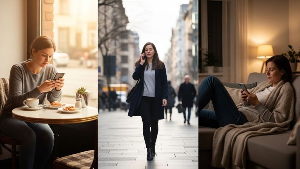 Exemplos de momentos para usar frases para um status.