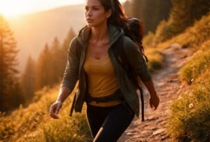 Pessoa caminhando determinada ao nascer do sol representando mensagem de motivação para seguir em frente.