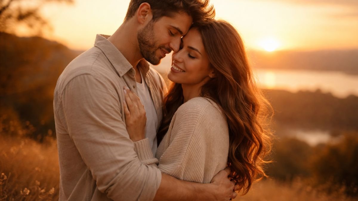 Mensagem para o Dia dos Namorados: Frases Românticas para Declarar Seu Amor 1 Casal apaixonado abraçado representando mensagem para o dia dos namorados